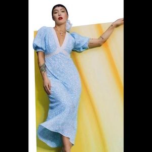 Rixo x Target Blue Dress